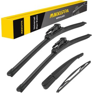 imageMIKKUPPA 22quot21quot12quot Windshield Wiper Kit  Replacement for 20112023 Dodge Durango 20112013 Jeep Grand Cherokee  UJ Hook All Season Wiper Blades Pack of 320201211 fit for Ford Escape