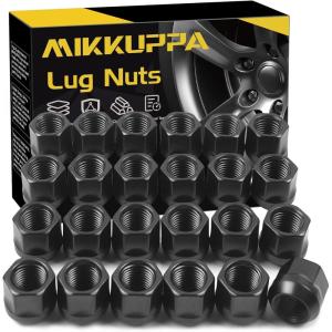 imageMIKKUPPA 24pcs M14X15 Open End Lug Nuts  Replacement for 19992018 Cadillac Escalade 20042016 SRX 19952018 Chevy Tahoe 20092018 Traverse 19972018 Ford Expedition 19922018 GMC YukonBlack