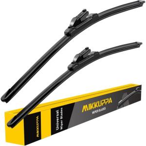 imageMIKKUPPA 24quot17quot Windshield Wiper Blades  Replacement for 20102017 GMC Terrain 20102017 Chevy Equinox 20082012 Ford Kuga  Front Window Wipers Top Lock 19mm Pack of 224 21  Fit Top Lock 