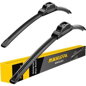 imageMIKKUPPA 24quot17quot Windshield Wiper Blades  Replacement for 20102017 GMC Terrain 20102017 Chevy Equinox 20082012 Ford Kuga  Front Window Wipers Top Lock 19mm Pack of 22624  Fit U  J Hook 