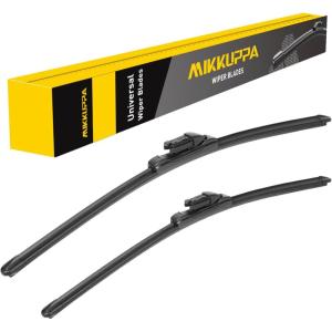 imageMIKKUPPA 24quot17quot Windshield Wiper Blades  Replacement for 20102017 GMC Terrain 20102017 Chevy Equinox 20082012 Ford Kuga  Front Window Wipers Top Lock 19mm Pack of 22824  Fit Top Lock 