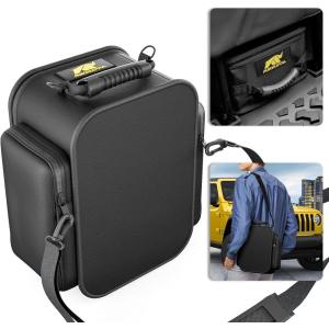 imageMIKKUPPA Under Seat Storage  Compatible with 20072024 Jeep Wrangler JK JL JLU Sports Rubicon Gladiator JT  Portable Rear Under Seat Storage Organizer Tool Kit