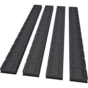 imageMIKKUPPA Wheel Weights  14oz 025oz 240pcs 60ozBox Low Profile Easy to Peel Adhesive Stick on Tire Weights for Cars Trucks SUVs Motorcycles RC Cars OEM QualityBlack