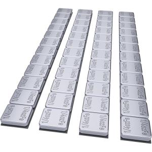 imageMIKKUPPA Wheel Weights  14oz 025oz 240pcs 60ozBox Low Profile Easy to Peel Adhesive Stick on Tire Weights for Cars Trucks SUVs Motorcycles RC Cars OEM QualityChrome