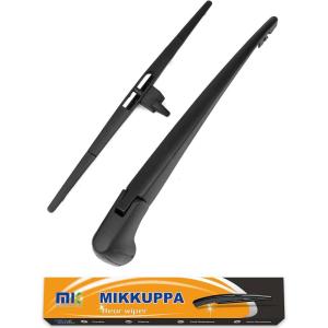 imageRear Wiper Arm Blade Replacement for 20002012 Toyota RAV4  MIKKUPPA Back Windshield Wiper Assembly Replacement  All Season Natural Rubber Cleaning WindowReplacement for Honda Pilot 20092015