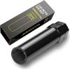 imageMIKKUPPA 6 Point Spline Lug Nuts Tuner Socket Key Tool Compatible with 34 19mm and 1316 21mm Hex Socket Wrench for 12 inch 12x15 12x125 17mm Hex Tire NutsBlack