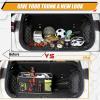 imageMIKKUPPA Car Trunk Organizer  Collapsible Trunk Organizer Sturdy Trunk Storage Organizers Car Trunk Organizer with Lid for SUV Auto Truck Van with Adjustable Straps and Non Slip Bottom Black