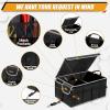 imageMIKKUPPA Car Trunk Organizer  Collapsible Trunk Organizer Sturdy Trunk Storage Organizers Car Trunk Organizer with Lid for SUV Auto Truck Van with Adjustable Straps and Non Slip Bottom Black