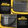 imageMIKKUPPA JK Storage Pockets  Front Door Pockets Compatible with 20112018 Jeep Wrangler JK JKU 24 Door Interior Storage Accessories Black 2PCsFront  Rear