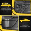 imageMIKKUPPA JK Storage Pockets  Front Door Pockets Compatible with 20112018 Jeep Wrangler JK JKU 24 Door Interior Storage Accessories Black 2PCsFront