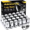 imageMIKKUPPA 24PCS M14x15 Lug Nuts  14 in 35mm Length 087 in 22mm Wide 34 in 19mm Hex Short Aftermarket Wheel Nuts