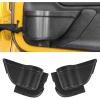 imageMIKKUPPA JK Storage Pockets  Front Door Pockets Compatible with 20112018 Jeep Wrangler JK JKU 24 Door Interior Storage Accessories Black 2PCsFront