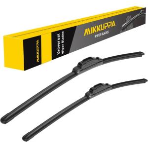 imageMIKKUPPA 15quot15quot Windshield Wipers Blades Replacement for 20082018 Jeep Wrangler JK 20072017 Jeep Wrangler UJ Hook All Season Wiper BladesPack of 22220  Fit U  J Hook 