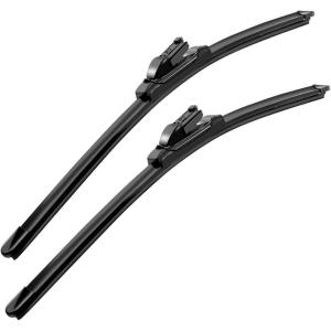 imageMIKKUPPA 15quot15quot Windshield Wipers Blades Replacement for 20082018 Jeep Wrangler JK 20072017 Jeep Wrangler UJ Hook All Season Wiper BladesPack of 224 19  Fit Top Lock 