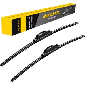 imageMIKKUPPA 15quot15quot Windshield Wipers Blades Replacement for 20082018 Jeep Wrangler JK 20072017 Jeep Wrangler UJ Hook All Season Wiper BladesPack of 22620  Fit U  J Hook 