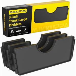 imageMIKKUPPA Trunk Cargo Dividers  Compatible with 20172024 Honda Ridgeline Storage Accessories Truck Rear Storage Box InBed Dividers3Pcs