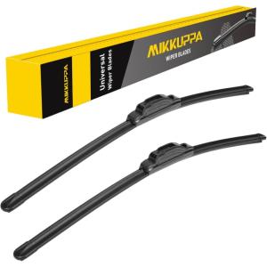 imageMIKKUPPA 28quot14quot Windshield Wipers Blades Replacement for 20092020 Honda Fit 20122019 Toyota Prius C UJ Hook All Season Wiper BladesPack of 21919  Fit U  J Hook 