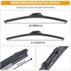 imageMIKKUPPA 16quot Front Windshield Wiper Blades UJ hook AllSeason Silent Windshield Window Wipers OEM Quality for Original Equipment Replacement2421 fit for Buick Enclave Chevy Traverse