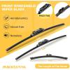 imageMIKKUPPA 16quot Front Windshield Wiper Blades UJ hook AllSeason Silent Windshield Window Wipers OEM Quality for Original Equipment Replacement262211 fit for Ford Explorer