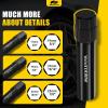 imageMIKKUPPA 10 Spline Lug Nut Key Set 3 Pack 10 Point Lug Nut Removal Socket for Wheel Nuts and Lug Bolts TA201719 TA201921 TA232122 Passenger CarSUVTruck Hex Drive Alloy Steel BlackBlack
