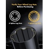 image:imageMIKKUPPA Large 6 Spline Lug Nuts Socket  Replacement for 6 Point Aftermarket Wheel Nuts Truck SUV Tool Key Lock Removal Tool for 21 mm 1316 Inch amp 22 mm 78 Inch Hex Socket WrenchBlack