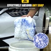image:imageMIKKUPPA Microfiber Car Wash Mitt  DoubleSided Ultra Absorbent Scratch Free Premium Blend Glove for Car Washing Home Cleaning Black 2Pack 11 x 8Blue