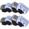 image:imageMIKKUPPA Microfiber Car Wash Mitt  DoubleSided Ultra Absorbent Scratch Free Premium Blend Glove for Car Washing Home Cleaning Black 2Pack 11 x 8Black  Blue