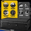 image:imageMIKKUPPA Car Trunk Organizer  75L Collapsible Trunk Organizer with Lid Sturdy Car Storage for SUV Auto Truck Van with Adjustable Straps and Non Slip Bottom BlackGray