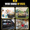image:imageMIKKUPPA Car Trunk Organizer  75L Collapsible Trunk Organizer with Lid Sturdy Car Storage for SUV Auto Truck Van with Adjustable Straps and Non Slip Bottom BlackBlack
