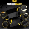 image:imageMIKKUPPA Car Trunk Organizer  75L Collapsible Trunk Organizer with Lid Sturdy Car Storage for SUV Auto Truck Van with Adjustable Straps and Non Slip Bottom BlackBlack