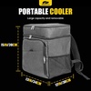 image:imageMIKKUPPA Car Trunk Organizer  75L Collapsible Trunk Organizer with Lid Sturdy Car Storage for SUV Auto Truck Van with Adjustable Straps and Non Slip Bottom BlackGray