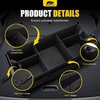 image:imageMIKKUPPA Car Trunk Organizer  75L Collapsible Trunk Organizer with Lid Sturdy Car Storage for SUV Auto Truck Van with Adjustable Straps and Non Slip Bottom BlackBlack