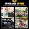 image:imageMIKKUPPA Car Trunk Organizer  75L Collapsible Trunk Organizer with Lid Sturdy Car Storage for SUV Auto Truck Van with Adjustable Straps and Non Slip Bottom BlackBlack
