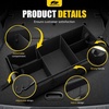 image:imageMIKKUPPA Car Trunk Organizer  75L Collapsible Trunk Organizer with Lid Sturdy Car Storage for SUV Auto Truck Van with Adjustable Straps and Non Slip Bottom BlackGray