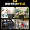 image:imageMIKKUPPA Car Trunk Organizer  75L Collapsible Trunk Organizer with Lid Sturdy Car Storage for SUV Auto Truck Van with Adjustable Straps and Non Slip Bottom BlackBlack