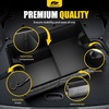 image:imageMIKKUPPA Car Trunk Organizer  75L Collapsible Trunk Organizer with Lid Sturdy Car Storage for SUV Auto Truck Van with Adjustable Straps and Non Slip Bottom BlackGray