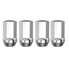 image:imageMIKKUPPA 4PCS M14x15 OEM Lug Nuts  Replacement for Chevy Silverado Suburban Tahoe GMC Sierra 1500 Yukon Buick Cadillac Dodge Chrysler OEM Factory Wheel Chrome Closed End OnePiece Tire NutSilver