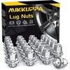 image:imageMIKKUPPA M12x15 Mag Lug Nuts  Replacement for Toyota Avalon Camry Corolla Highlander RAV4 Sienna Matrix Prius Venza Crown OEM Factory Wheels Black 4PCS Tire Nuts with WasherSilver