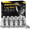 image:imageMIKKUPPA M12x15 Mag Lug Nuts  Replacement for Toyota Avalon Camry Corolla Highlander RAV4 Sienna Matrix Prius Venza Crown OEM Factory Wheels Black 4PCS Tire Nuts with WasherSilver
