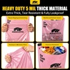 image:imageMIKKUPPA Disposable Car Trash Bags  Black 50 Count Hanging Garbage Bag  2 Gallon Large Capacity 5 Mil Thick Leakproof Easy Tear Roll Headrest Mount for Car SUV Truck Travel amp Road TripPink