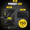image:imageMIKKUPPA Disposable Car Trash Bags  Black 50 Count Hanging Garbage Bag  2 Gallon Large Capacity 5 Mil Thick Leakproof Easy Tear Roll Headrest Mount for Car SUV Truck Travel amp Road TripBlack