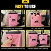 image:imageMIKKUPPA Disposable Car Trash Bags  Black 50 Count Hanging Garbage Bag  2 Gallon Large Capacity 5 Mil Thick Leakproof Easy Tear Roll Headrest Mount for Car SUV Truck Travel amp Road TripPink