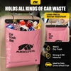 image:imageMIKKUPPA Disposable Car Trash Bags  Black 50 Count Hanging Garbage Bag  2 Gallon Large Capacity 5 Mil Thick Leakproof Easy Tear Roll Headrest Mount for Car SUV Truck Travel amp Road TripPink