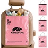 image:imageMIKKUPPA Disposable Car Trash Bags  Black 50 Count Hanging Garbage Bag  2 Gallon Large Capacity 5 Mil Thick Leakproof Easy Tear Roll Headrest Mount for Car SUV Truck Travel amp Road TripPink