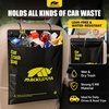 image:imageMIKKUPPA Disposable Car Trash Bags  Black 50 Count Hanging Garbage Bag  2 Gallon Large Capacity 5 Mil Thick Leakproof Easy Tear Roll Headrest Mount for Car SUV Truck Travel amp Road TripBlack
