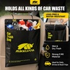 image:imageMIKKUPPA Disposable Car Trash Bags  Black 50 Count Hanging Garbage Bag  2 Gallon Large Capacity 5 Mil Thick Leakproof Easy Tear Roll Headrest Mount for Car SUV Truck Travel amp Road TripBlack