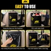 image:imageMIKKUPPA Disposable Car Trash Bags  Black 50 Count Hanging Garbage Bag  2 Gallon Large Capacity 5 Mil Thick Leakproof Easy Tear Roll Headrest Mount for Car SUV Truck Travel amp Road TripBlack