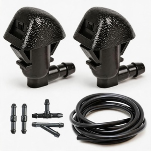 image:imageMIKKUPPA Front Windshield Washer Nozzles Replacement for Jeep Wrangler 20132017 Jeep Wrangler JK 2018 Spray Jet Kit Replaces OEM 68164356AB 6816435676810SZAA01ZA