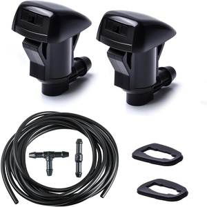 image:imageMIKKUPPA Front Windshield Washer Nozzles Replacement for Jeep Wrangler 20132017 Jeep Wrangler JK 2018 Spray Jet Kit Replaces OEM 68164356AB 6816435685381AE020
