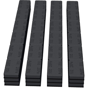 image:imageMIKKUPPA 1oz Adhesive Stick on Wheel Weights Gray 72ozBoxBlack
